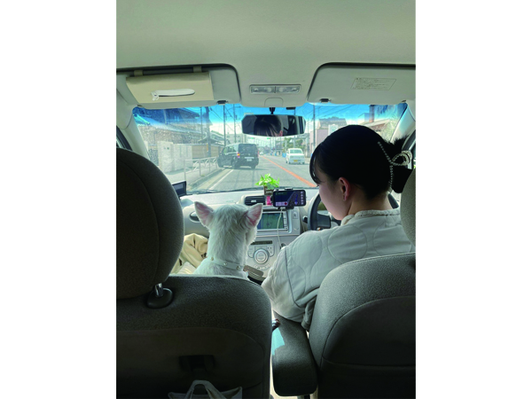 卒業生と卒業犬で卒業旅行♪